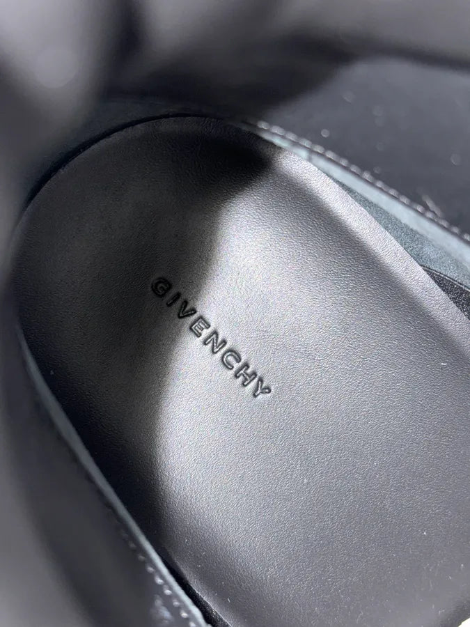 Givenchy 4G Storm Calf Leather Black Lace Up Boots TlmpVQZ 9