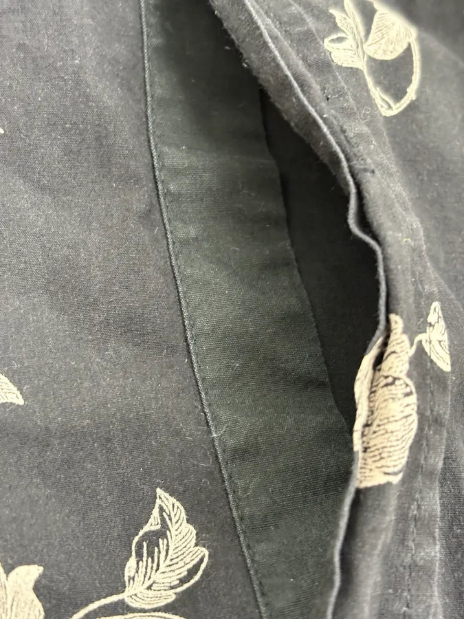 Armani Black & White Floral Abstract Shirt HzKklpz 9