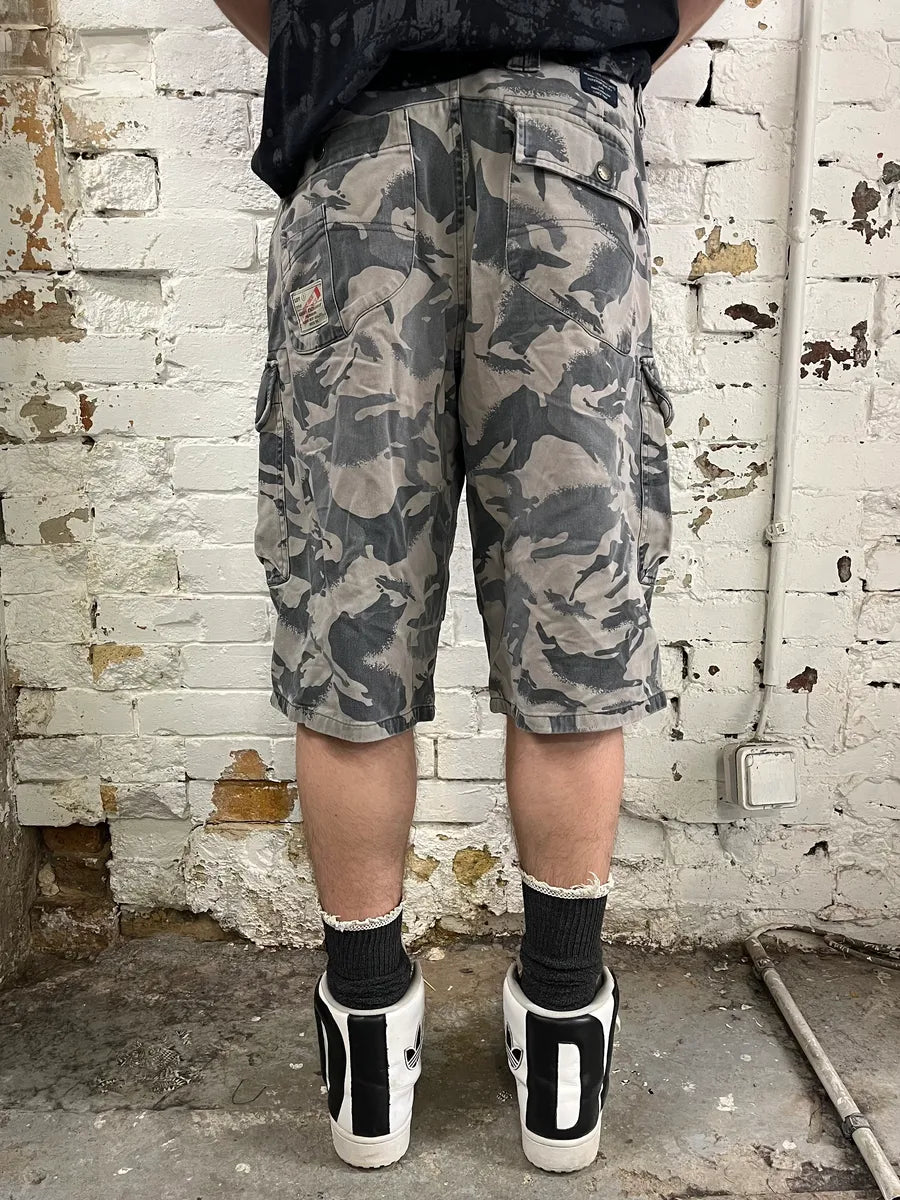 Armani Cargo Grey Camo Shorts RuxUGMq 1