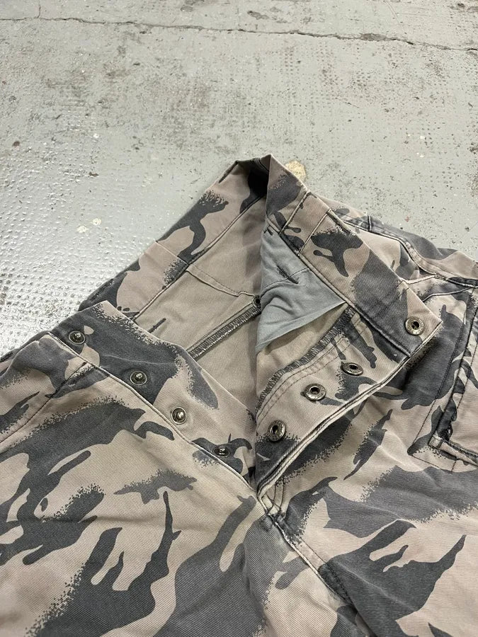 Armani Cargo Grey Camo Shorts RuxUGMq 10