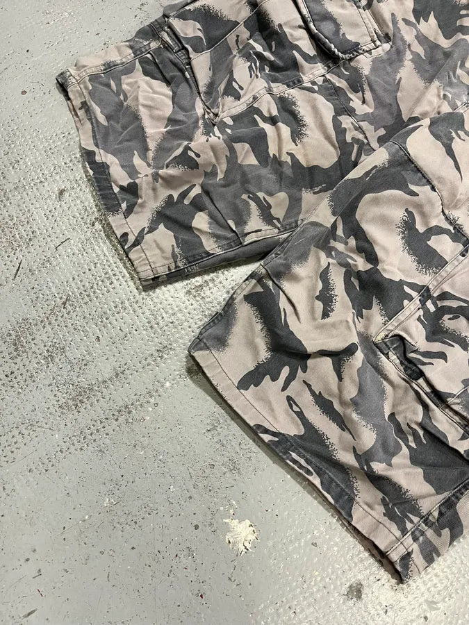 Armani Cargo Grey Camo Shorts RuxUGMq 5