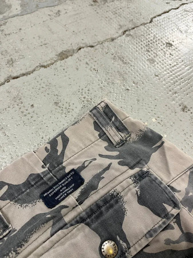 Armani Cargo Grey Camo Shorts RuxUGMq 9
