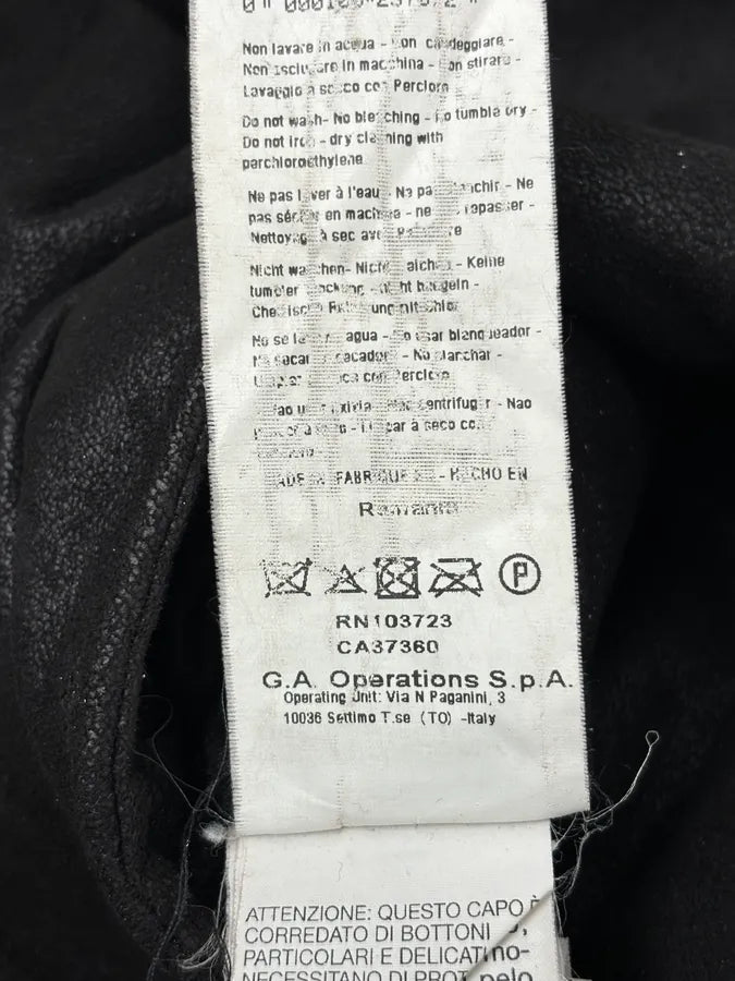 Armani Collezioni Black Double-Breasted Caban Coat  bKXscWZ 12