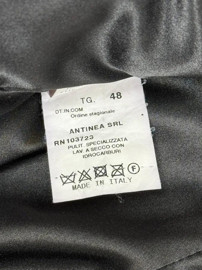 2000s Armani Collezioni Grey Geommetrical Biker Leather Jacket eWHVbSF 10