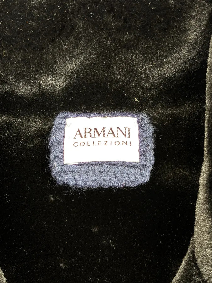 Armani Collezioni Navy Wool Zip-Up Cardigan UGpDElt 7