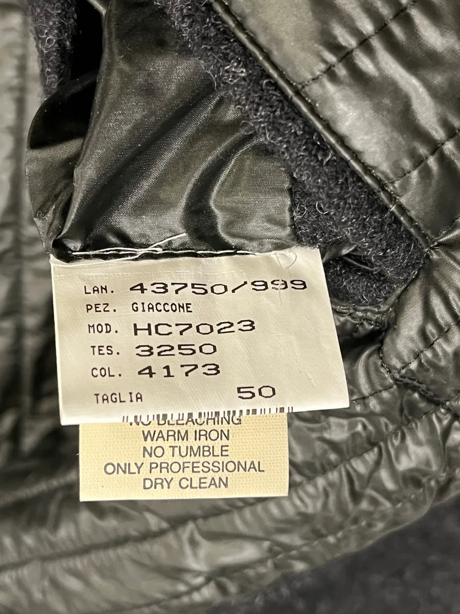 2000s Armani Dark Grey Wool Asymmetrical Lined Coat wYbjsxy 9