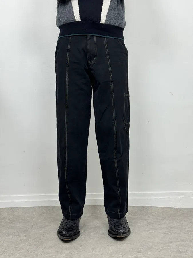 Armani Dark Lines Oversized Pants wnWpcsp 0