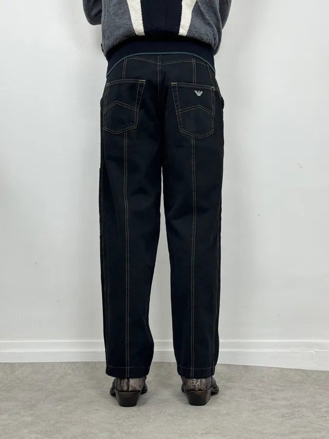 Armani Dark Lines Oversized Pants wnWpcsp 2