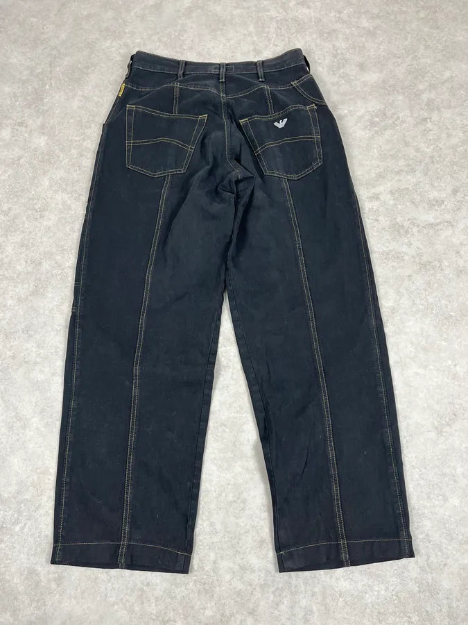 Armani Dark Lines Oversized Pants wnWpcsp 5