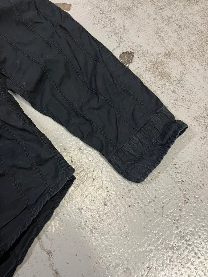 Armani Dark Navy Wrinkled Shirt nuaLYFU 6