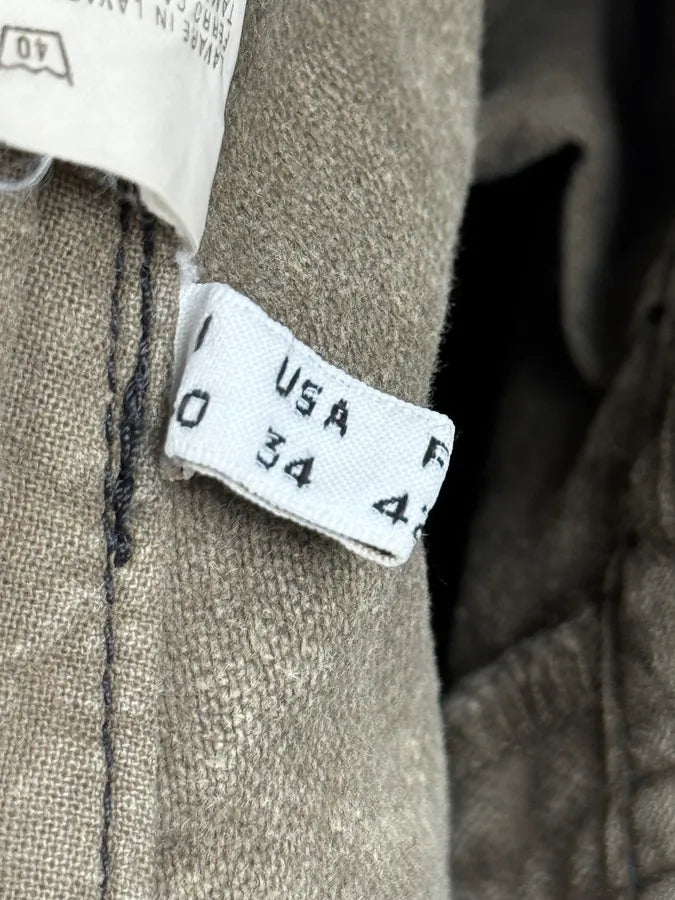 AW2005 Armani Green Multi-Pocket Military Cargo Pants odLYCSz 15