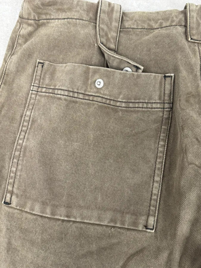 AW2005 Armani Green Multi-Pocket Military Cargo Pants odLYCSz 8