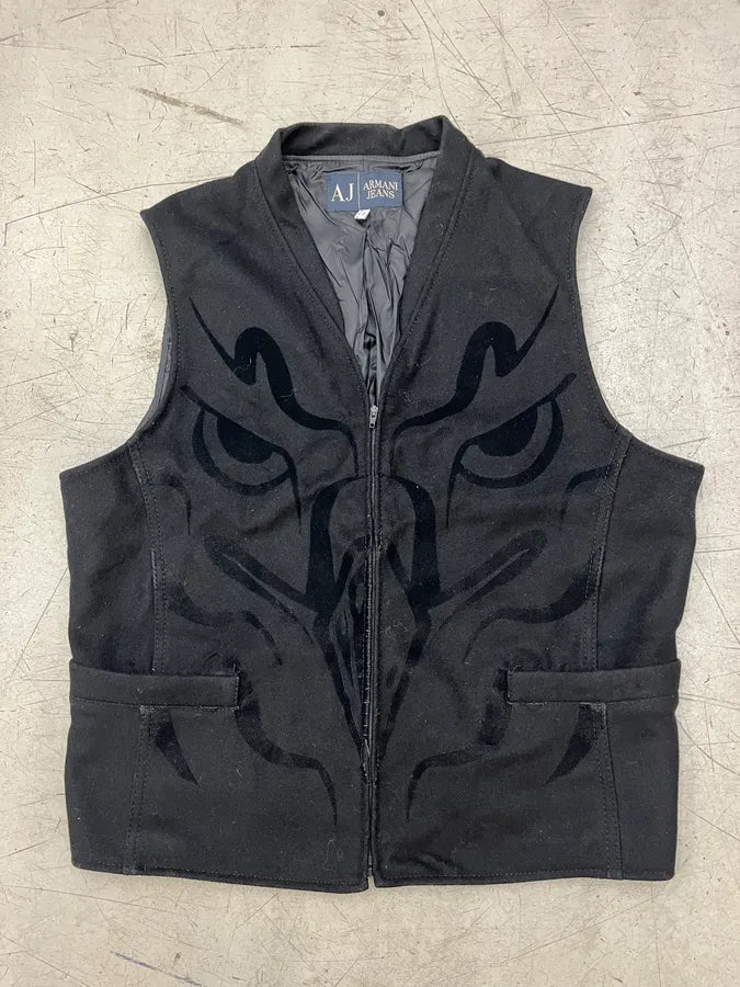 Armani Jeans Black Hawk Contrast Vest ifmZglV 0