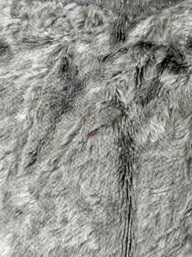 Armani Grey Velvet Faux Fur Jacket kHvhoIp 10