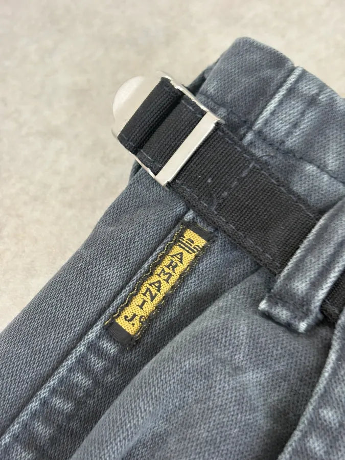 AW2005 Armani Bondage Large Navy Flared Pants QGHLDUH 8