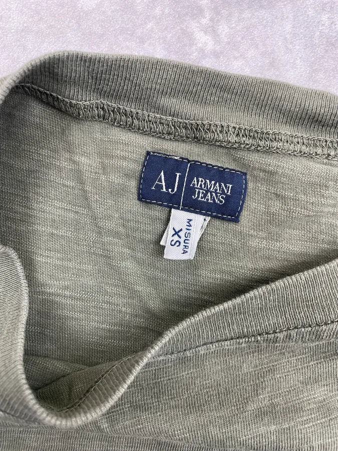 Armani Please Do Not Disturb Green Graphic Longsleeve viqFLtk 7