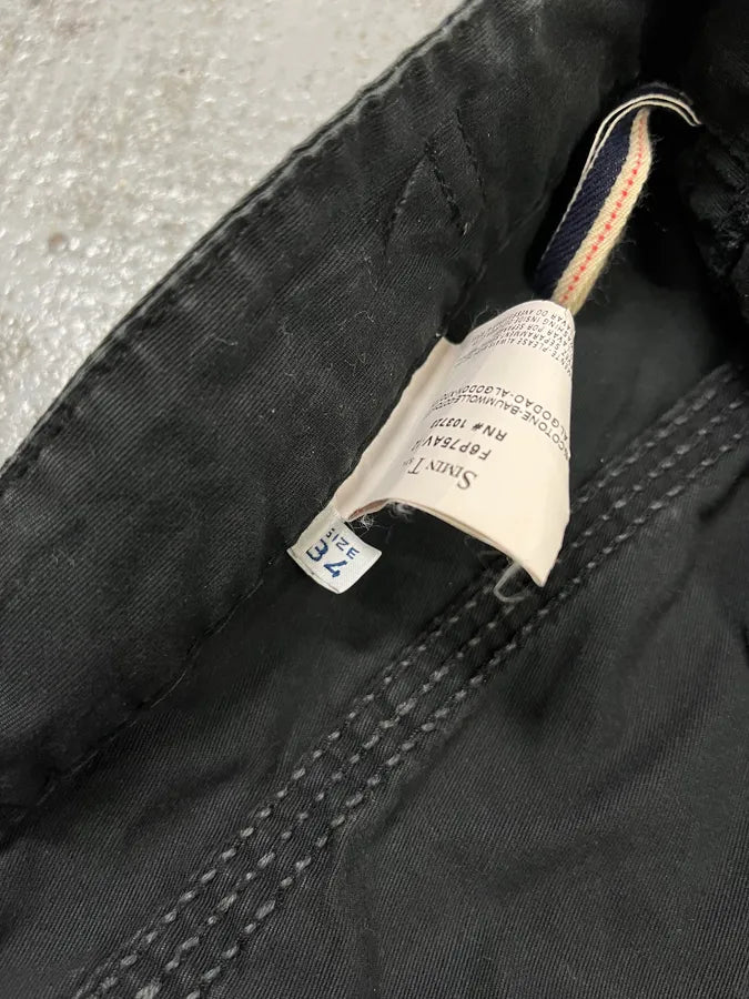 Armani Jeans Multi-Pocket Black Cargo Pants lYUqTdL 11