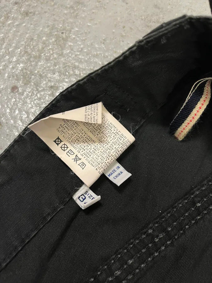 Armani Jeans Multi-Pocket Black Cargo Pants lYUqTdL 12