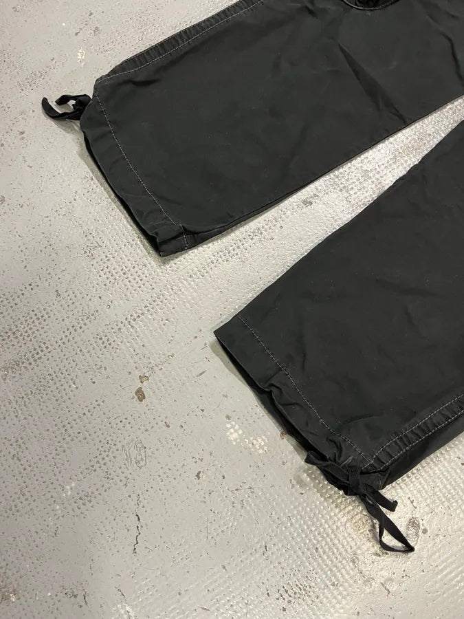 Armani Jeans Multi-Pocket Black Cargo Pants lYUqTdL 6