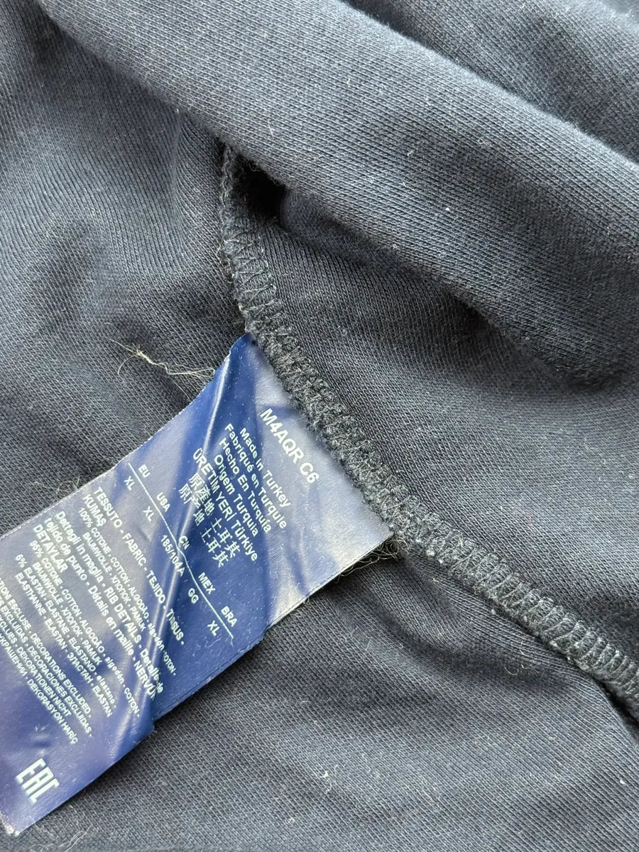 2000s Armani Navy Logo Optical Hallucination Zip-up Hoodie UihasBv 10