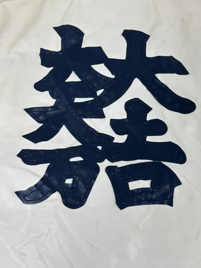 Armani jeans White Kanji Nylon Jacket hVxRUxm 7