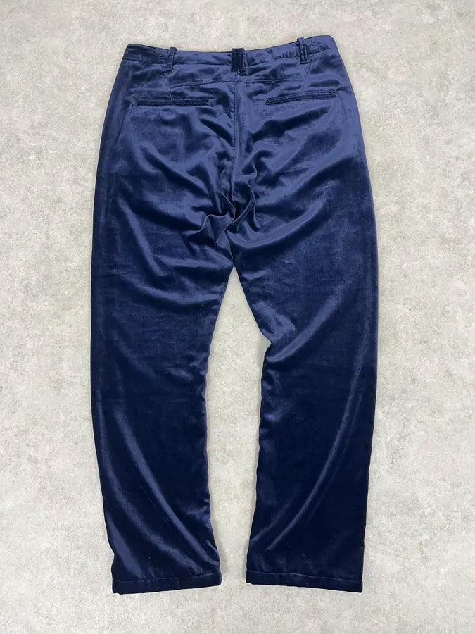 2010s Armani Navy Velvet Pants FNLTrOd 1