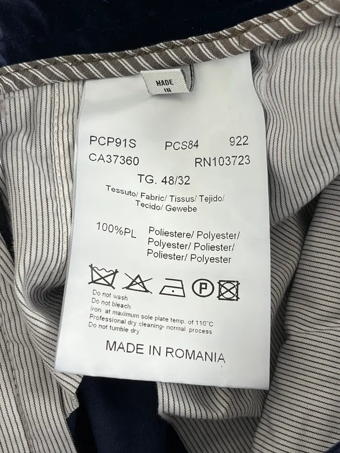 2010s Armani Navy Velvet Pants FNLTrOd 10