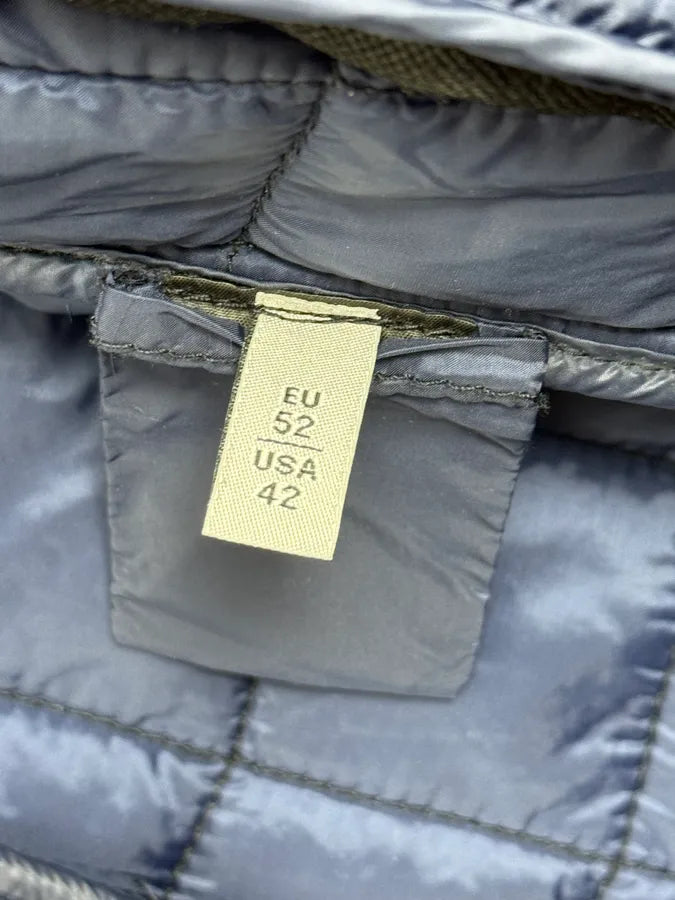 Armani Navy Quilted Velvet Contrast Collar Jacket KEJUFls 11