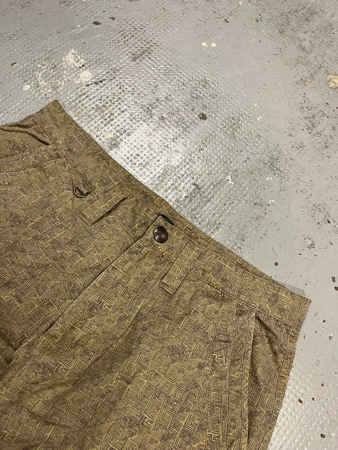 Armani Pattern Beige Cargo Shorts OIBUnTT 4