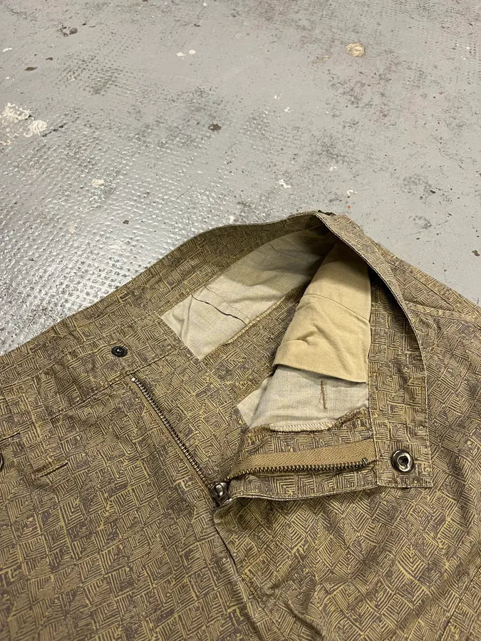 Armani Pattern Beige Cargo Shorts OIBUnTT 8