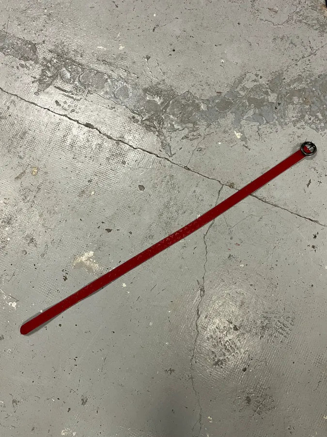 Armani Red Patina Leather Belt XxpETHI 8