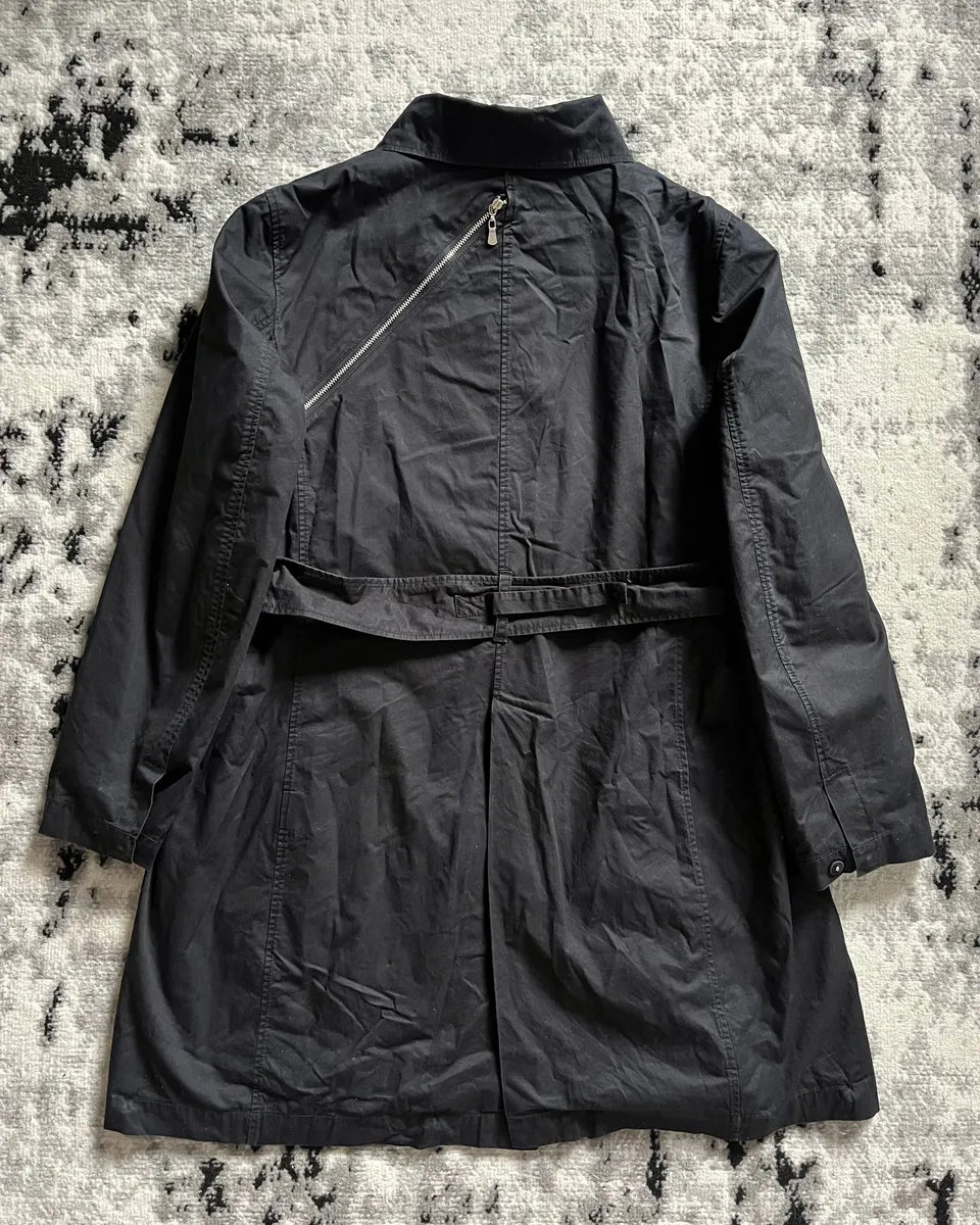 Armani Utility Master Black Trench Jacket wnvvnDr 1