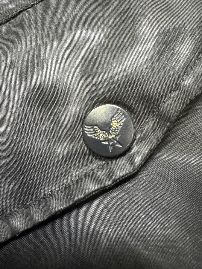 Avirex Black Fur Collar Bomber Jacket rJeHSPT 9