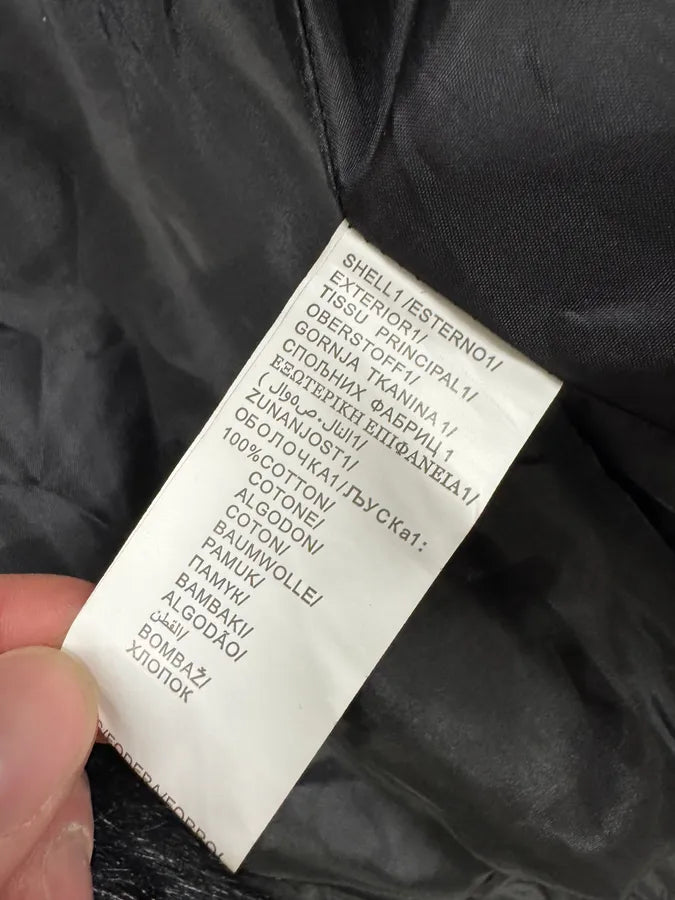 Avirex Faux Fur Black Puffer Jacket with Detachable Sleeves (L) frvIQou 10