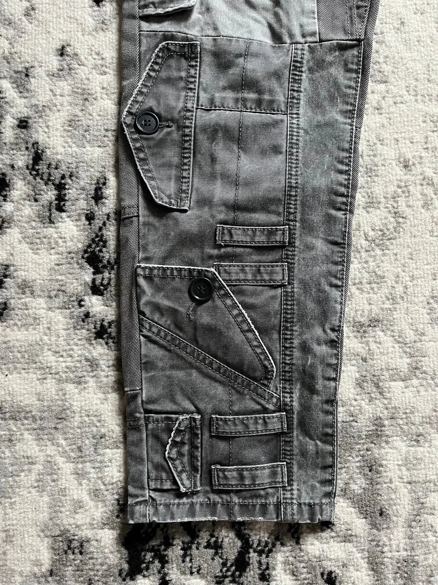AW2011 Dolce & Gabbana Neutral Grey Multiple Pocket Cargo Pants uLXdhDb 5