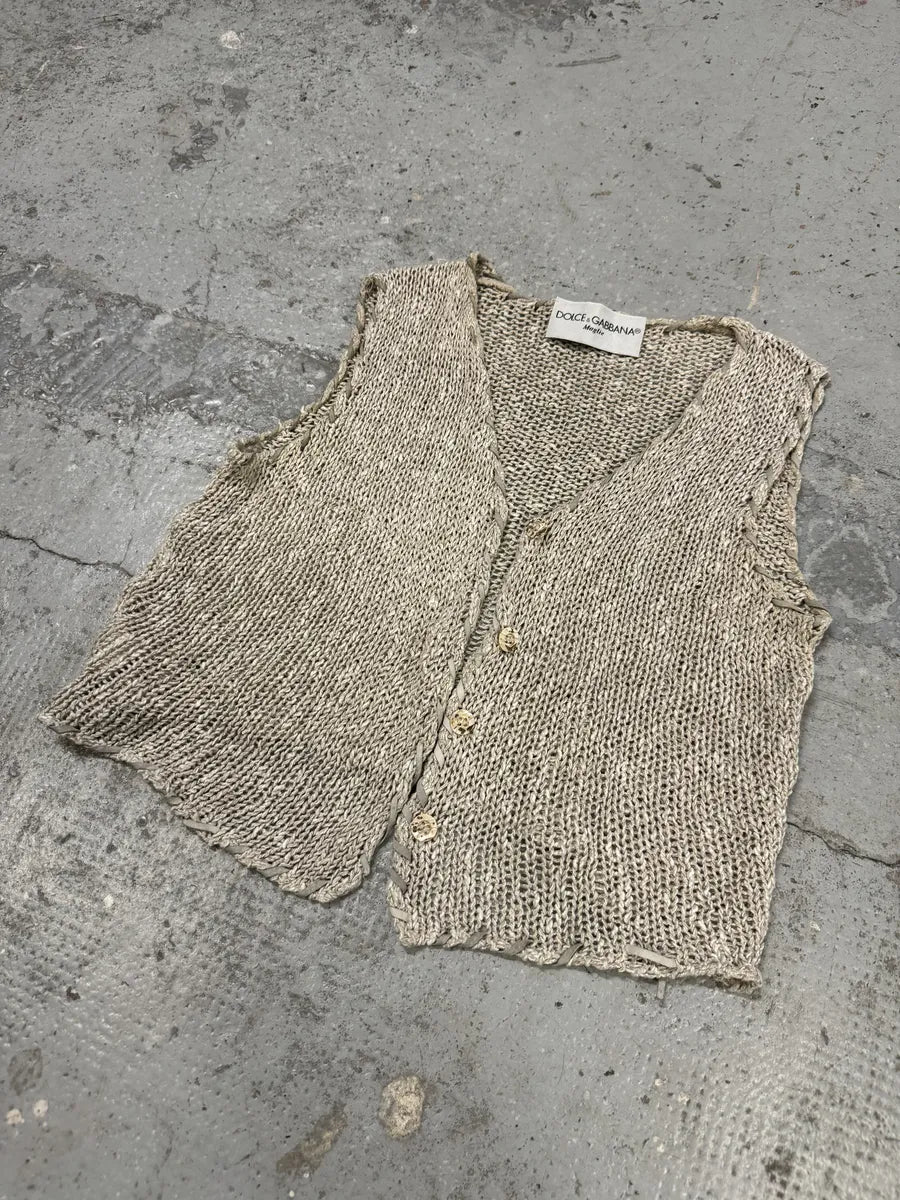 AW1994 Dolce & Gabbana Beige Cardigan  rxReEFy 4