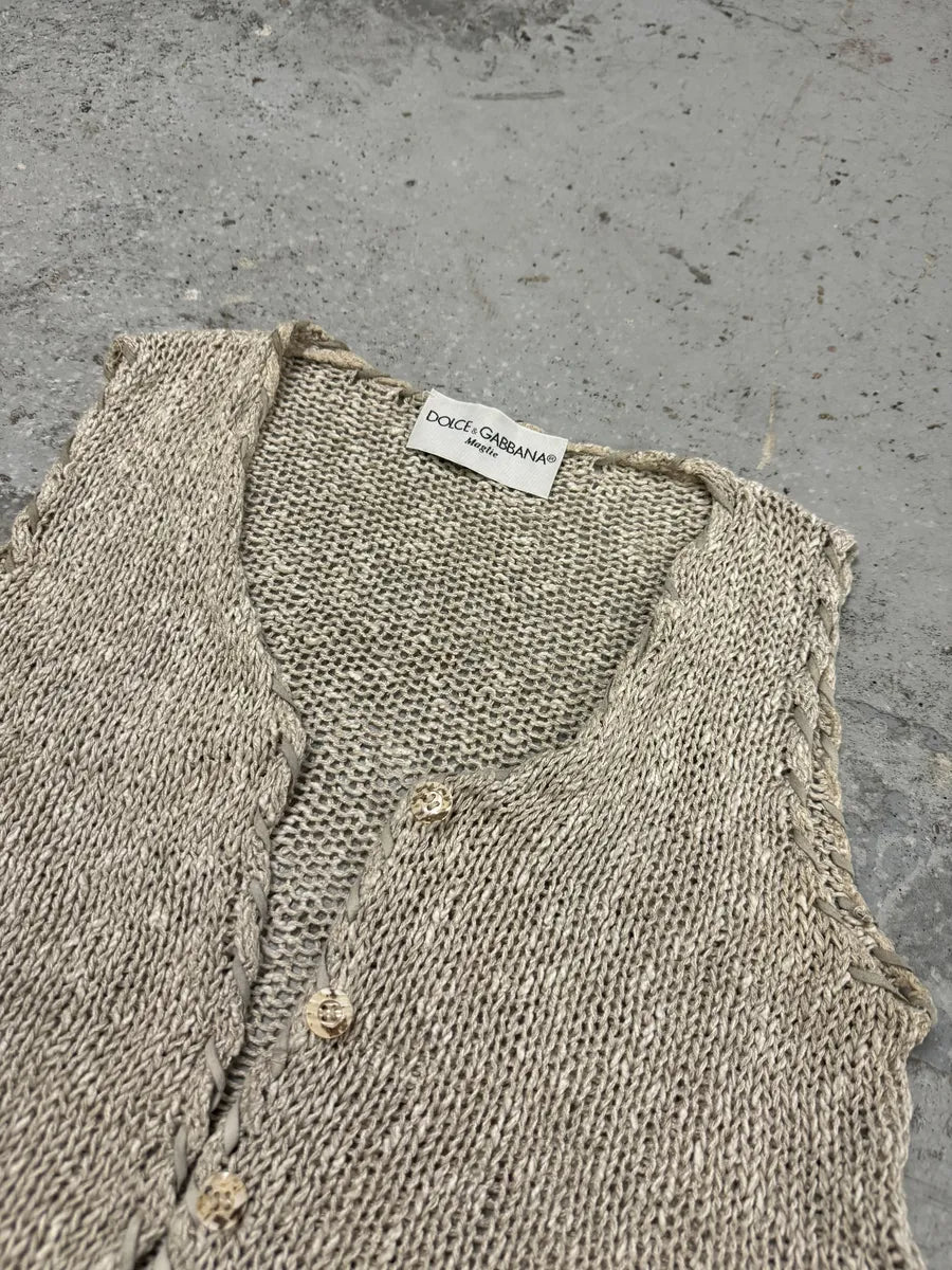 AW1994 Dolce & Gabbana Beige Cardigan  rxReEFy 7