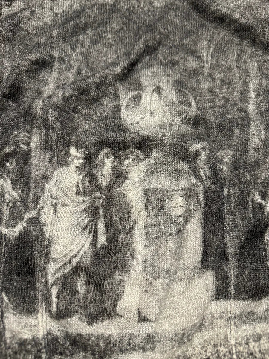 AW1994 Roberto Cavalli Grey Medieval Tank Mohair Sweater (XS) 4