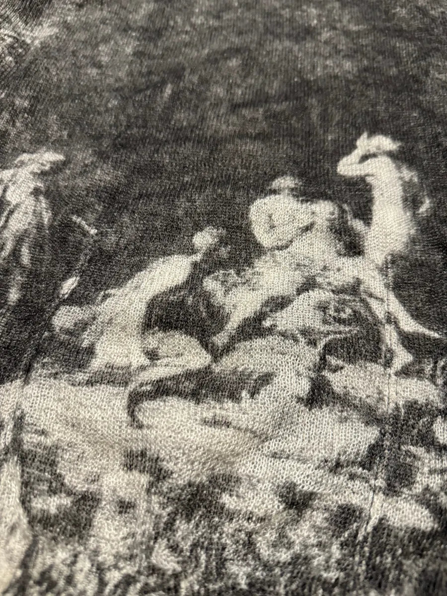 AW1994 Roberto Cavalli Grey Medieval Tank Mohair Sweater (XS) 7