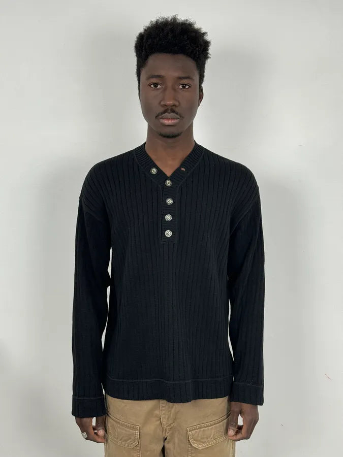 AW1995 Dolce & Gabbana Black Wool Sweater hGaxtCa 0