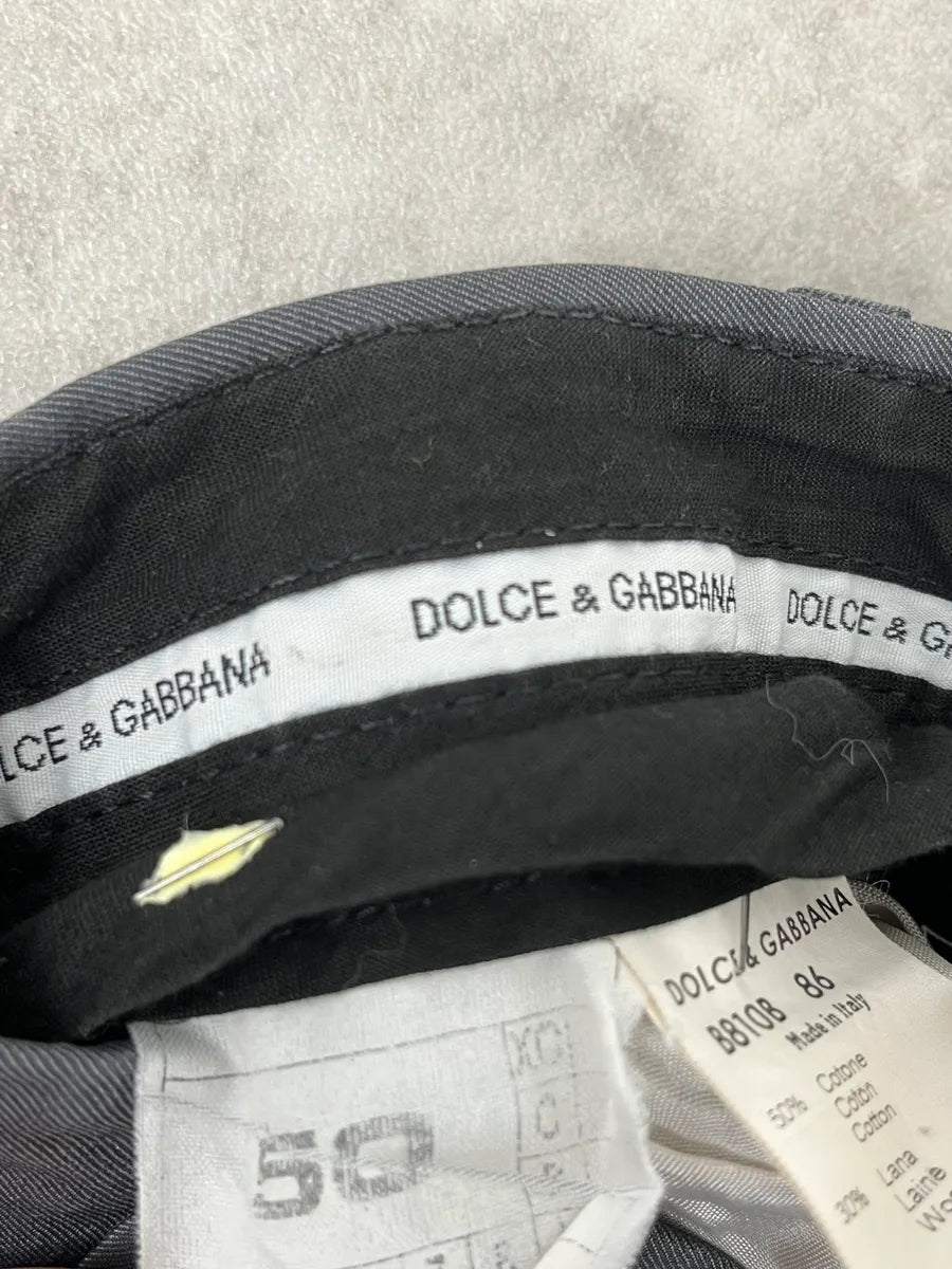 AW1995 Dolce & Gabbana Grey Wool Classy Tailoring Pants NQJXUwP 8
