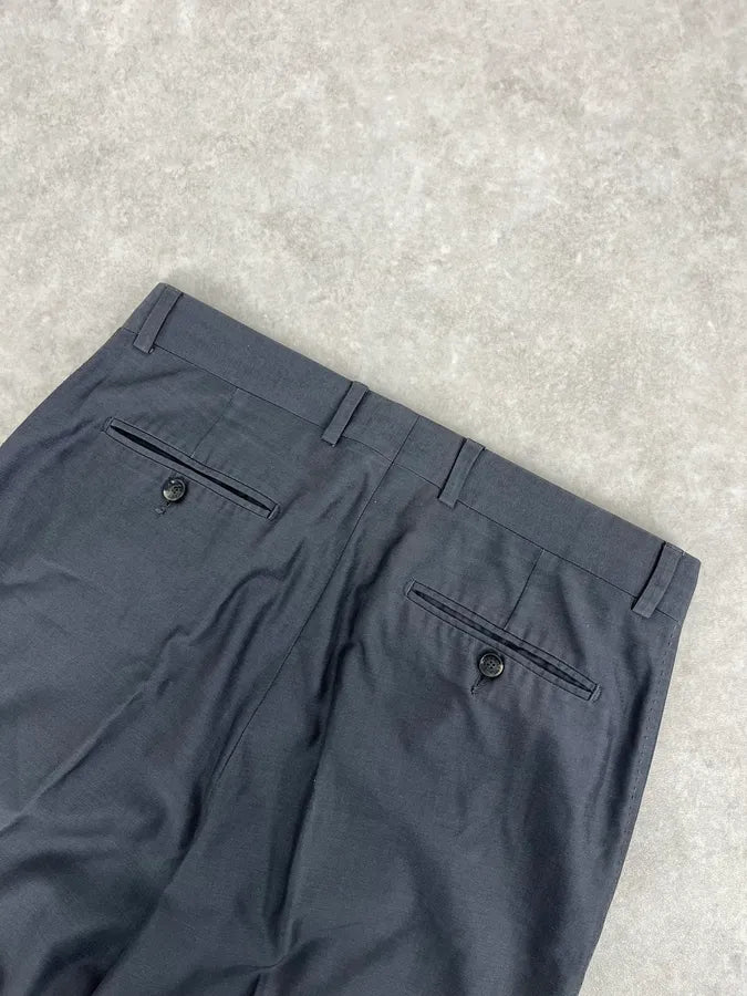 AW1995 Dolce & Gabbana Grey Wool Classy Tailoring Pants NQJXUwP 6