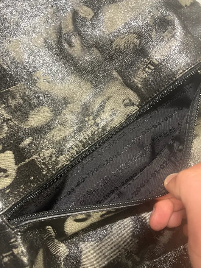 AW1995 Jean Paul Gaultier Brut Obscure Humanoid Leather Shoulder Bag WlCaIgf 10