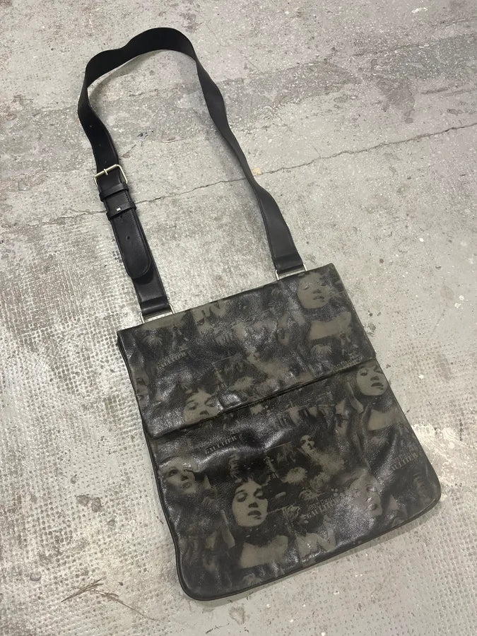 AW1995 Jean Paul Gaultier Brut Obscure Humanoid Leather Shoulder Bag WlCaIgf 2
