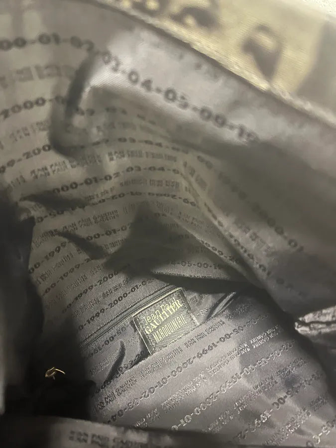 AW1995 Jean Paul Gaultier Brut Obscure Humanoid Leather Shoulder Bag WlCaIgf 9