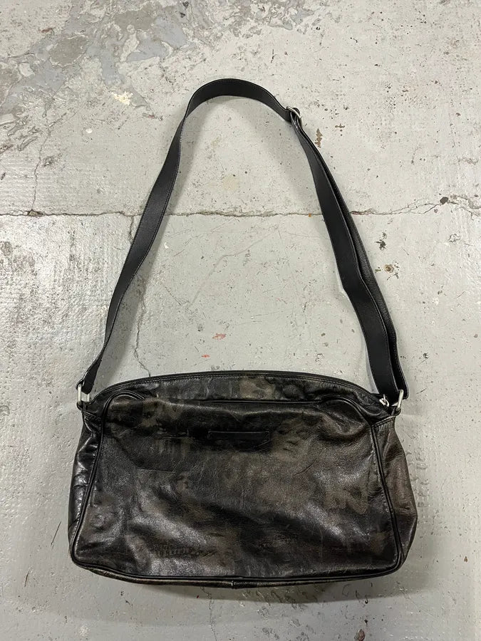 AW1995 Jean Paul Gaultier Dark Shadow Human Face Leather Bag akYEIaV 3