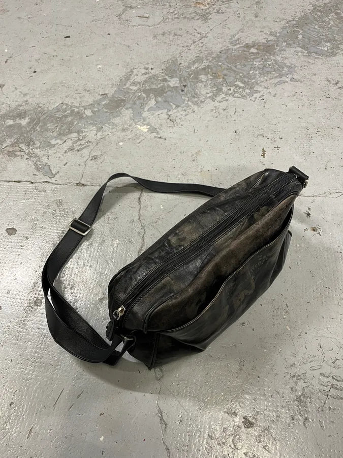 AW1995 Jean Paul Gaultier Dark Shadow Human Face Leather Bag akYEIaV 5