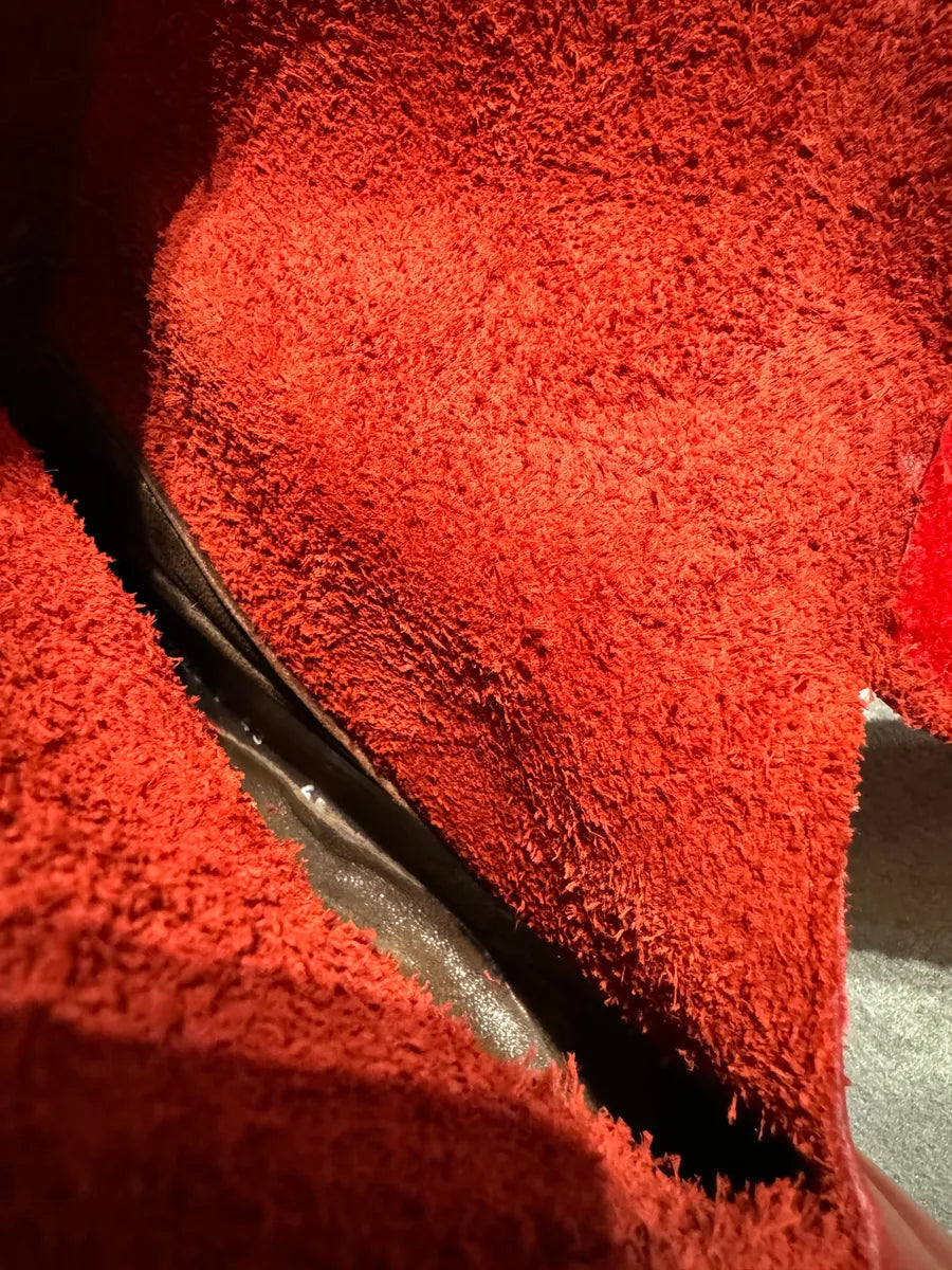 AW1996 Dirk Bikkembergs Red Astro Strapped Leather Boots xLMFleu 6