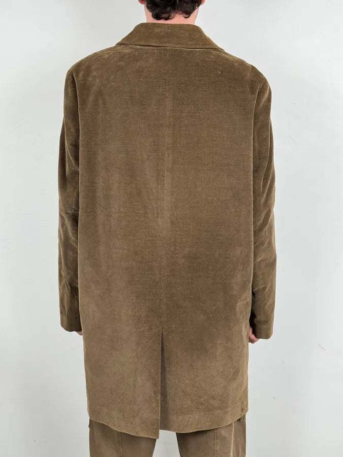 AW1996 Dolce & Gabbana Brown Minimalist Classy Trench Coat IfNVpUB 2