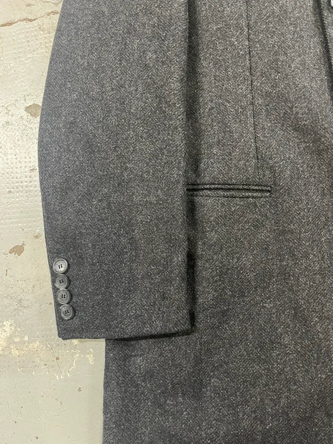 AW1996 Dolce & Gabbana Grey Wool Long Coat pbxFwmx 4